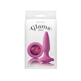 Glams Mini 8.4 cm Butt Plug with Sparkling Gem > Anal Range > Jewel Butt Plugs